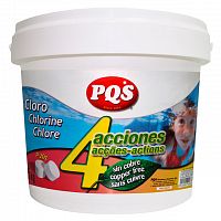 Хлор 4 Actions без сульфата меди P-20 и 200 г PQS